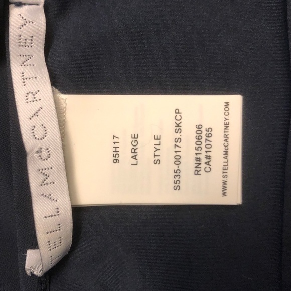 New STELLA MCCARTNEY Scalloped Broderie Anglaise Navy Eyelet Bikini Bottom Large - Picture 6 of 9